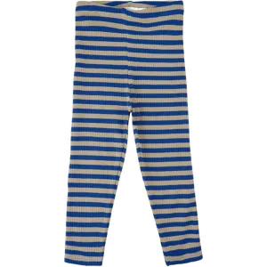 THE NEW Siblings Monaco Blue Finn Rib Leggings