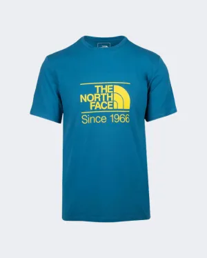 The North Face Foundation Graphic Men Hiking T-Shirt Banff Blue