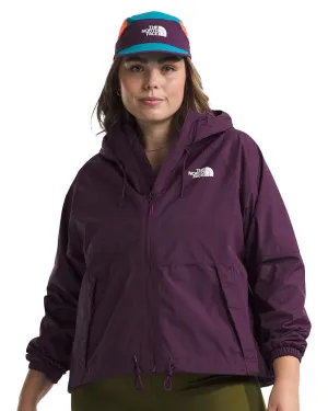 The North Face Women's Antora Rain Hoodie Black Currant Purple