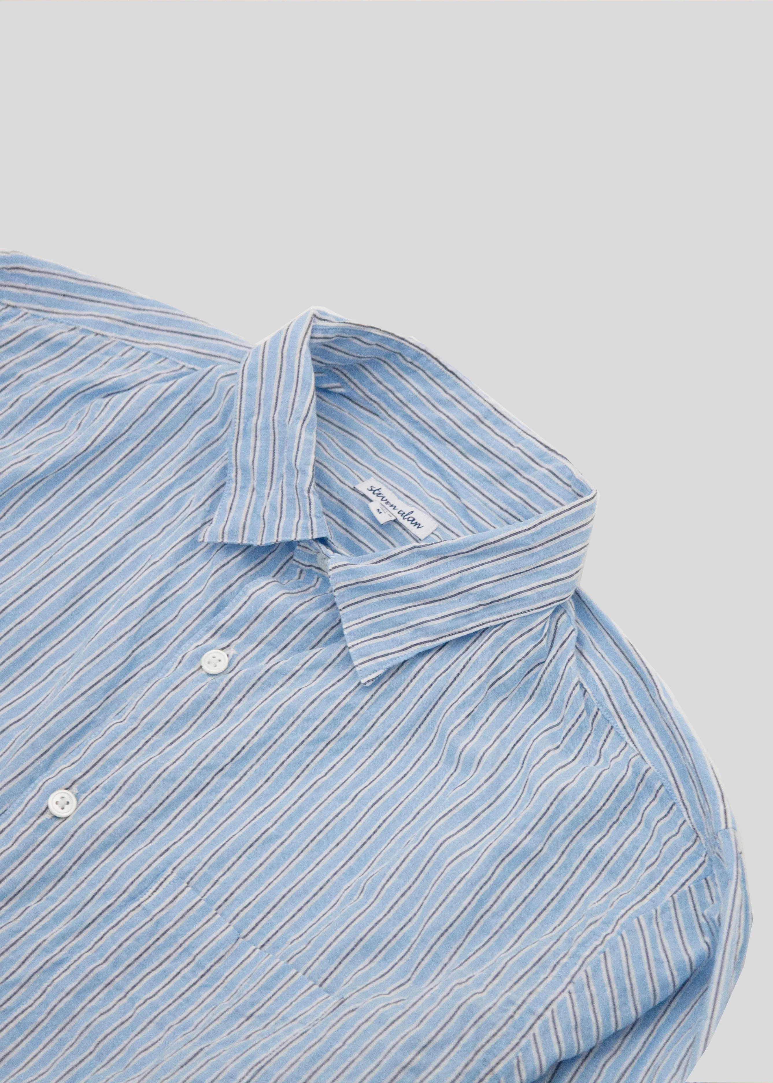 The Notch Shirt, Light Blue Stripe