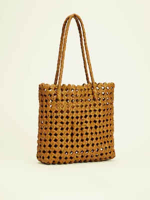 The Nudo Tote Camel