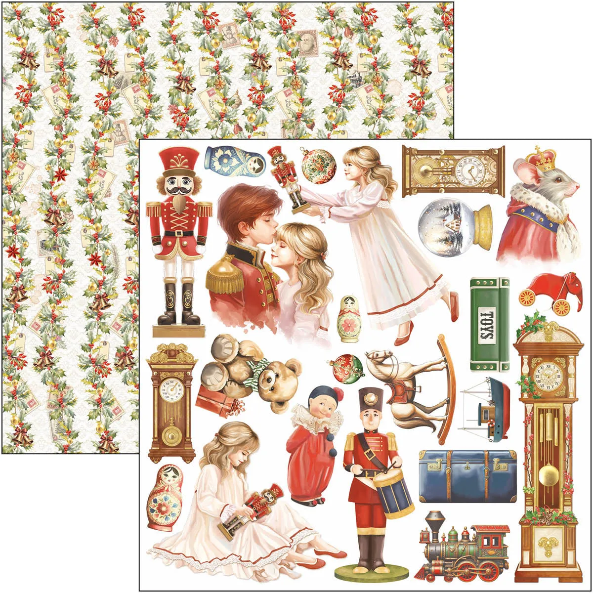 The Nutcracker Patterns Pad 12"x12" 8/Pkg