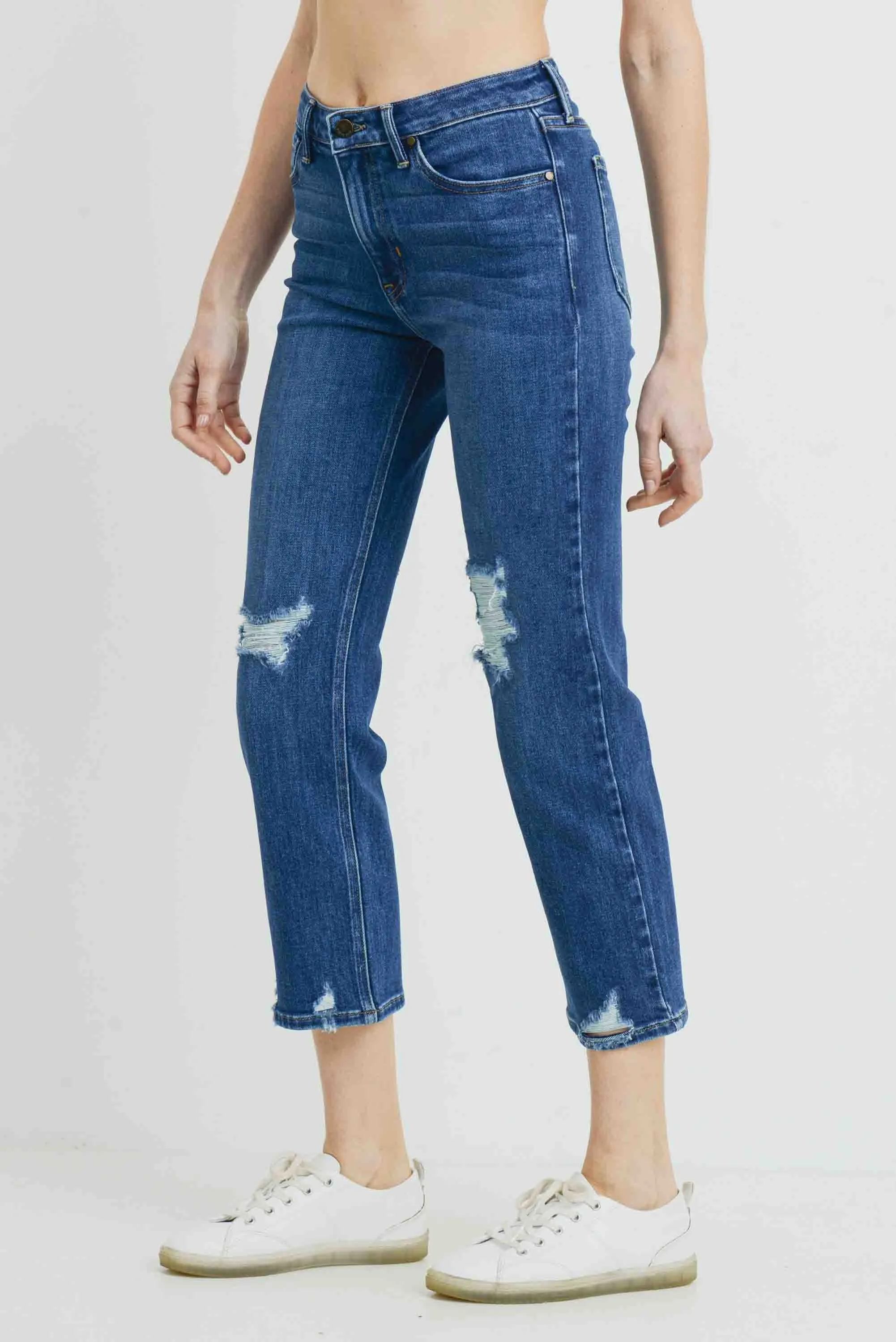 The Official Weekend High Rise Straight Leg Jean