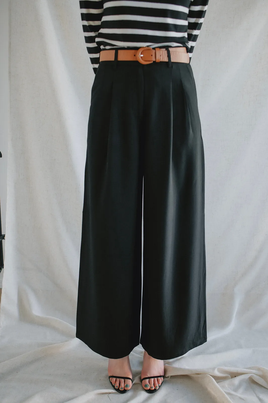 The Palazzo Trouser - Black