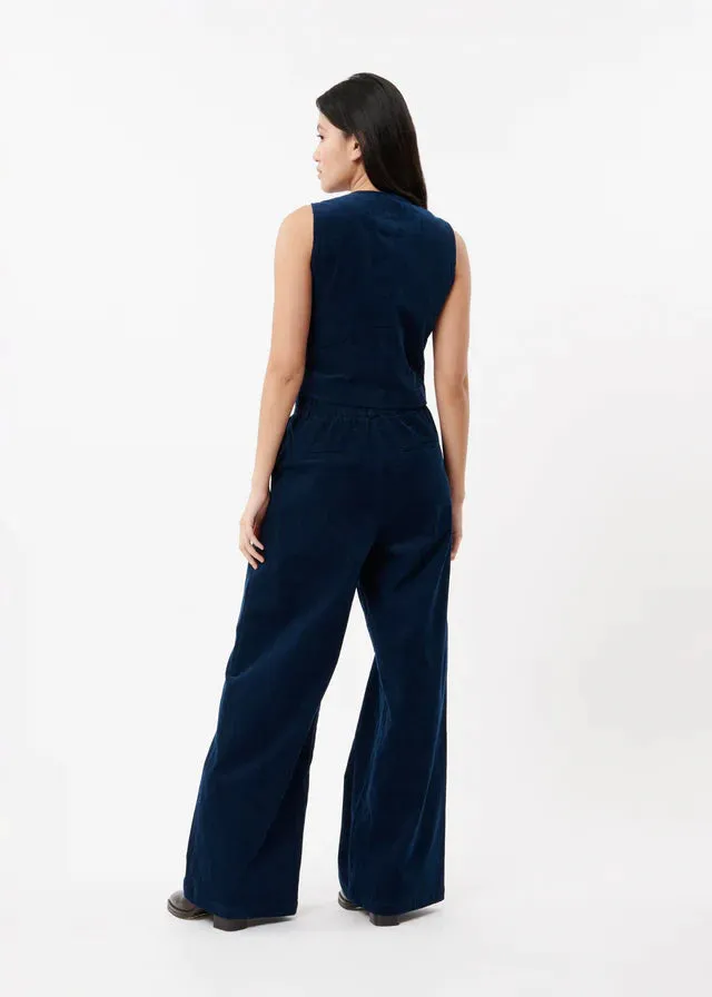 The Philo Corduroy Pant by FRNCH - Marine Blue