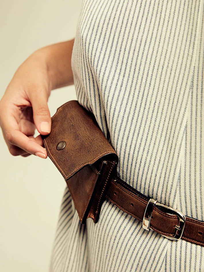 The Pouch Belt Brown