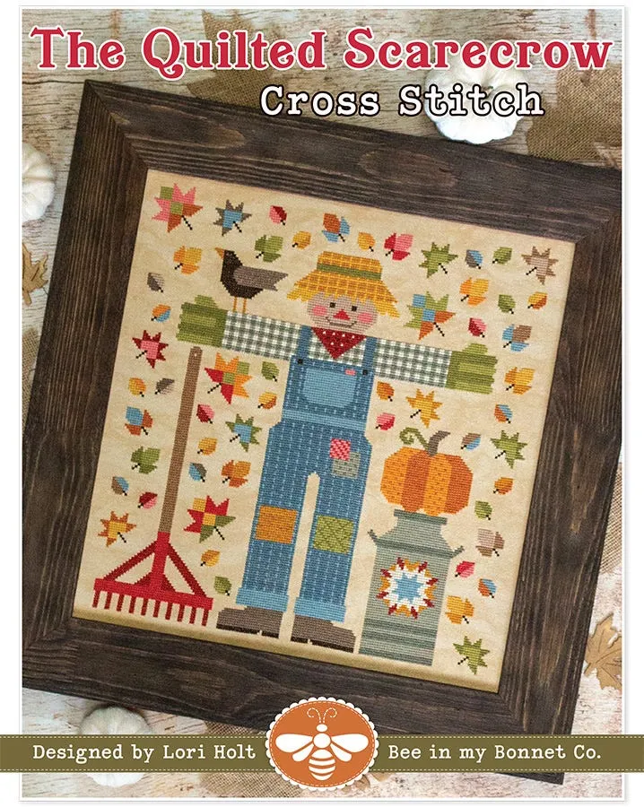 The Quilted Scarecrow Cross Stitch Pattern Lori Holt of Bee in my Bonnet | It’s Sew Emma