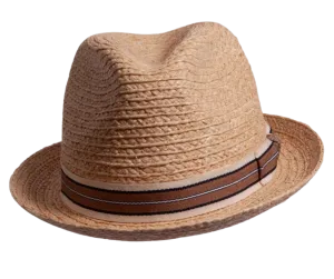 The "Elias" Straw Fedora Hat