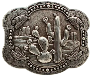 The "Strawflower Feathers" Belt Buckle