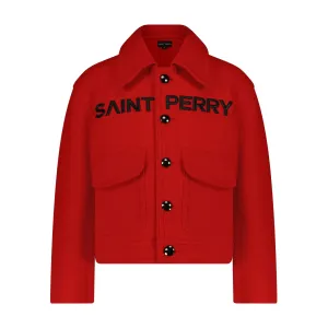 The Red Love Boxy jacket