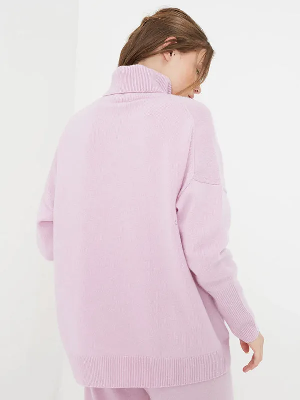 The Relaxed Polo in Soft Pink