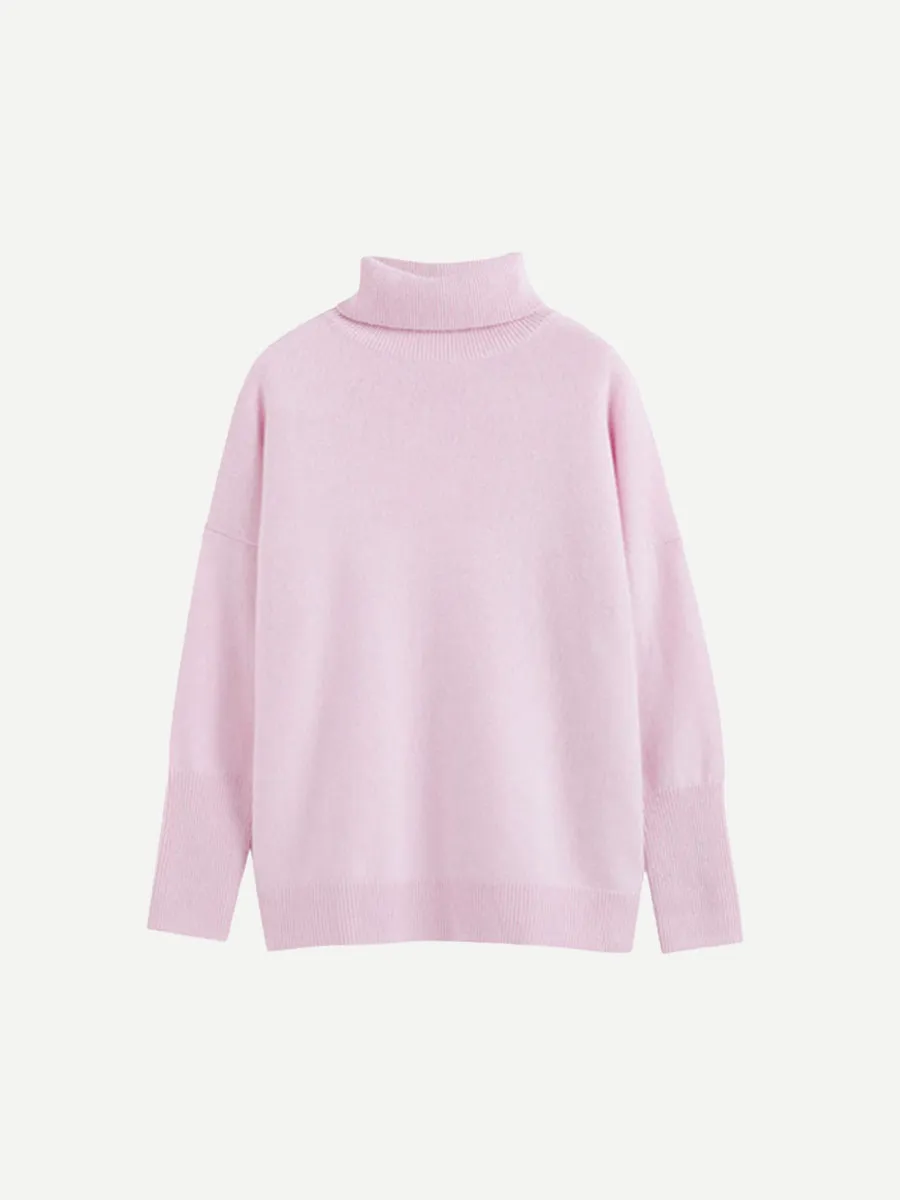 The Relaxed Polo in Soft Pink