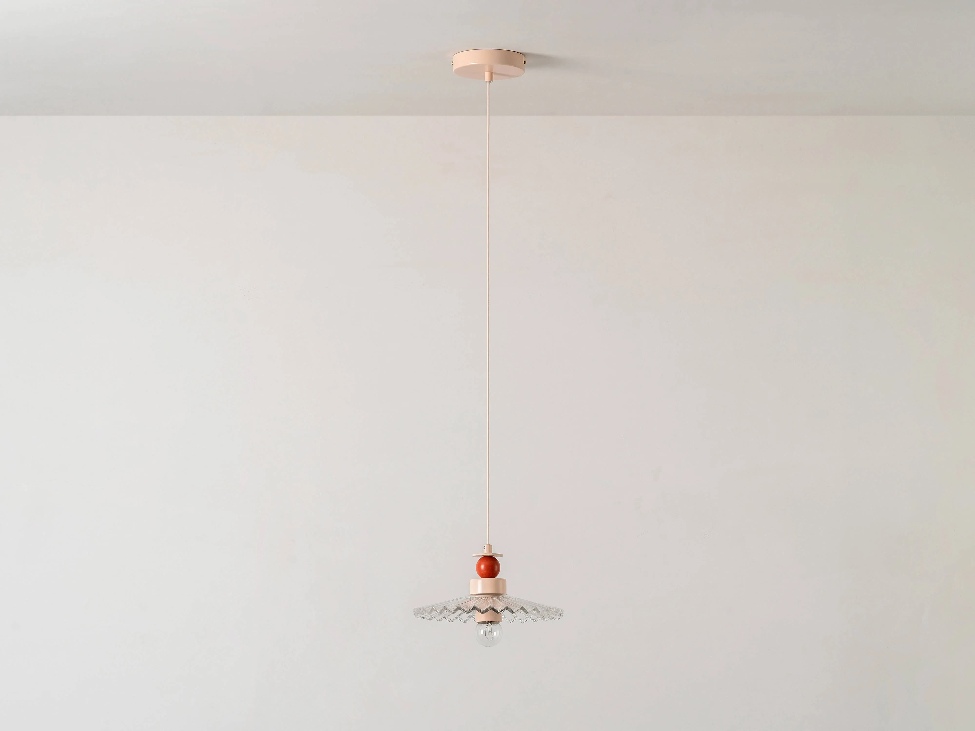 The Ribbed pendant ceiling light