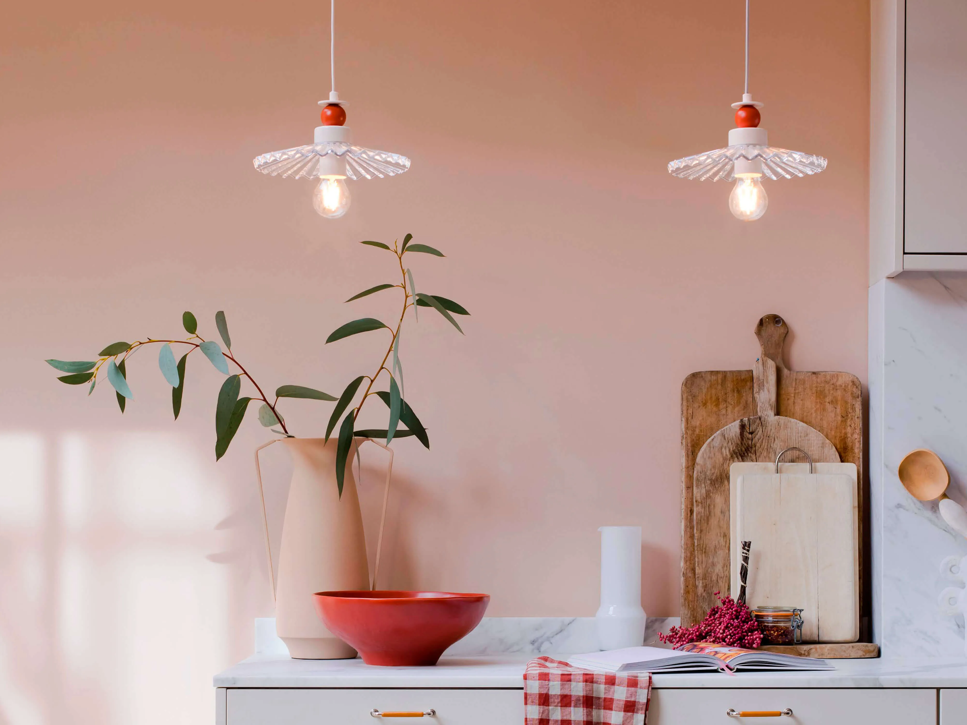 The Ribbed pendant ceiling light