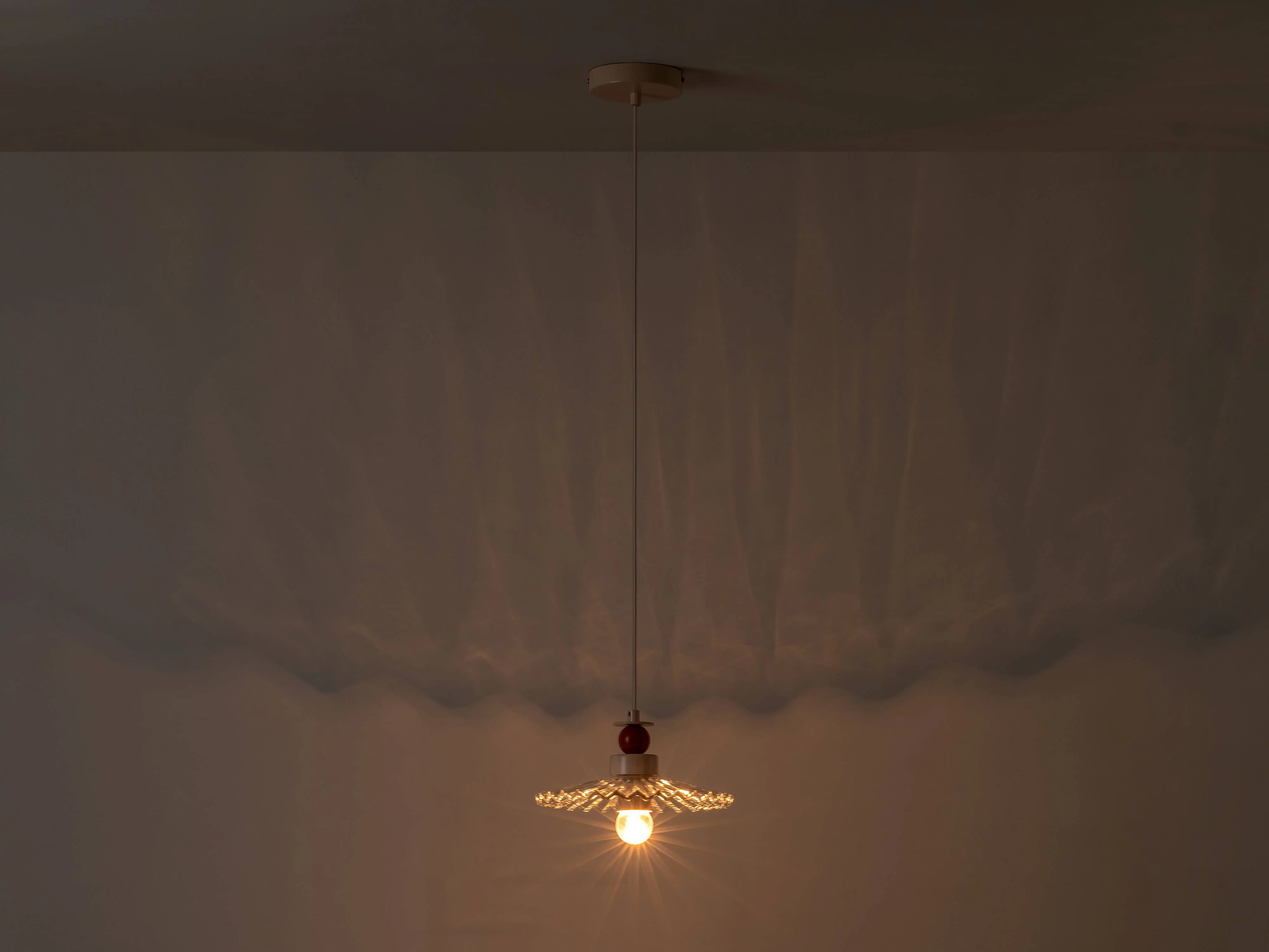 The Ribbed pendant ceiling light