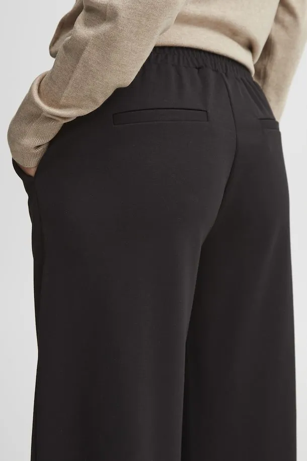 The Rizetta Wide Leg Trouser - Black