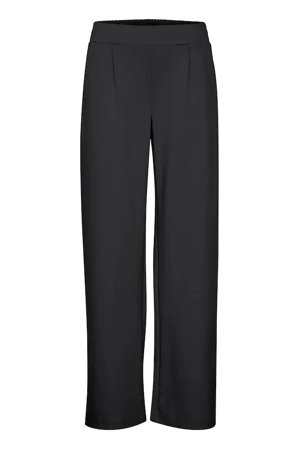 The Rizetta Wide Leg Trouser - Black