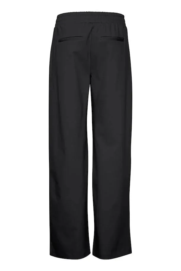 The Rizetta Wide Leg Trouser - Black