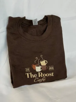 The Roost Café Embroidered Sweatshirt