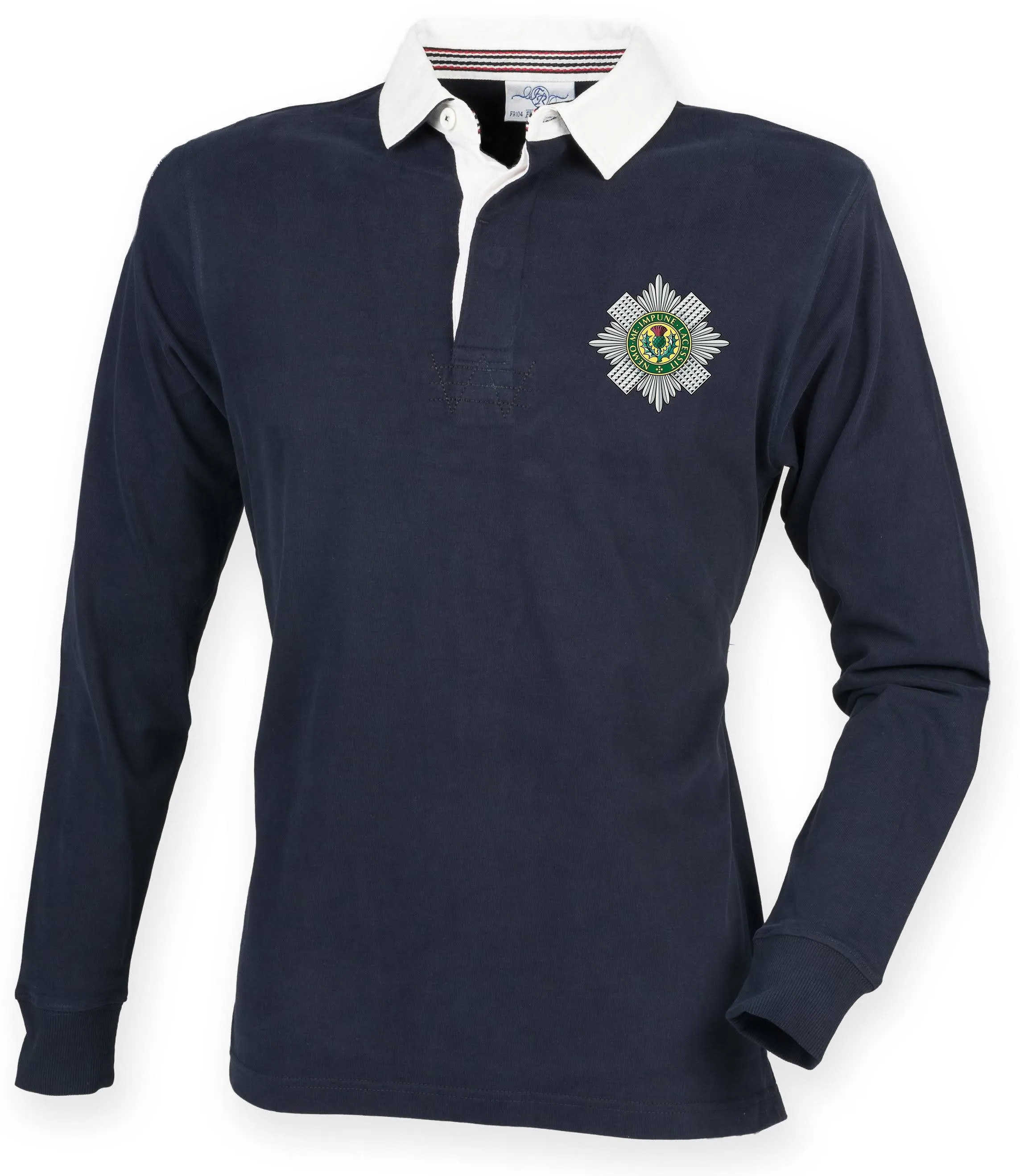 The Scots Guards Premium Superfit Embroidered Rugby Shirt