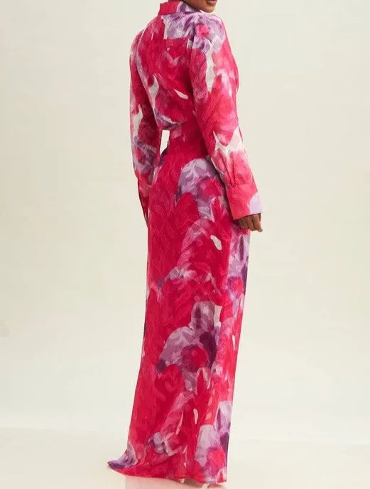 The Shadi dress- Fucsia