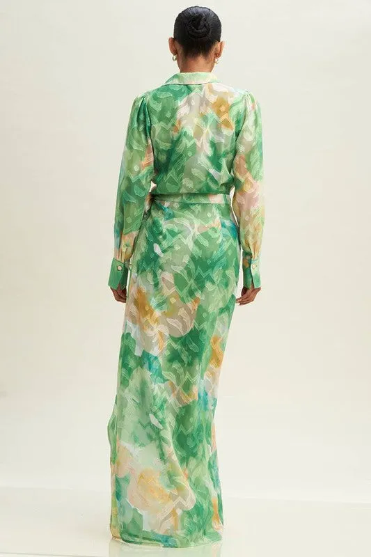 The Shadi dress- Lime