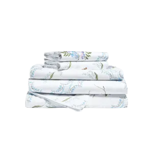 The Sheet Set - White Floral Patchwork