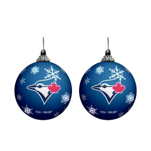 The Sports Vault MLB Toronto Blue Jays 2-Pack Light Up Ornaments