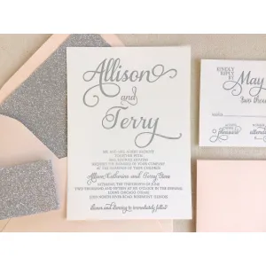 The Stargazer Suite - Letterpress Wedding Invitations