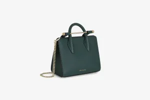 The Strathberry Nano Tote - Bottle Green