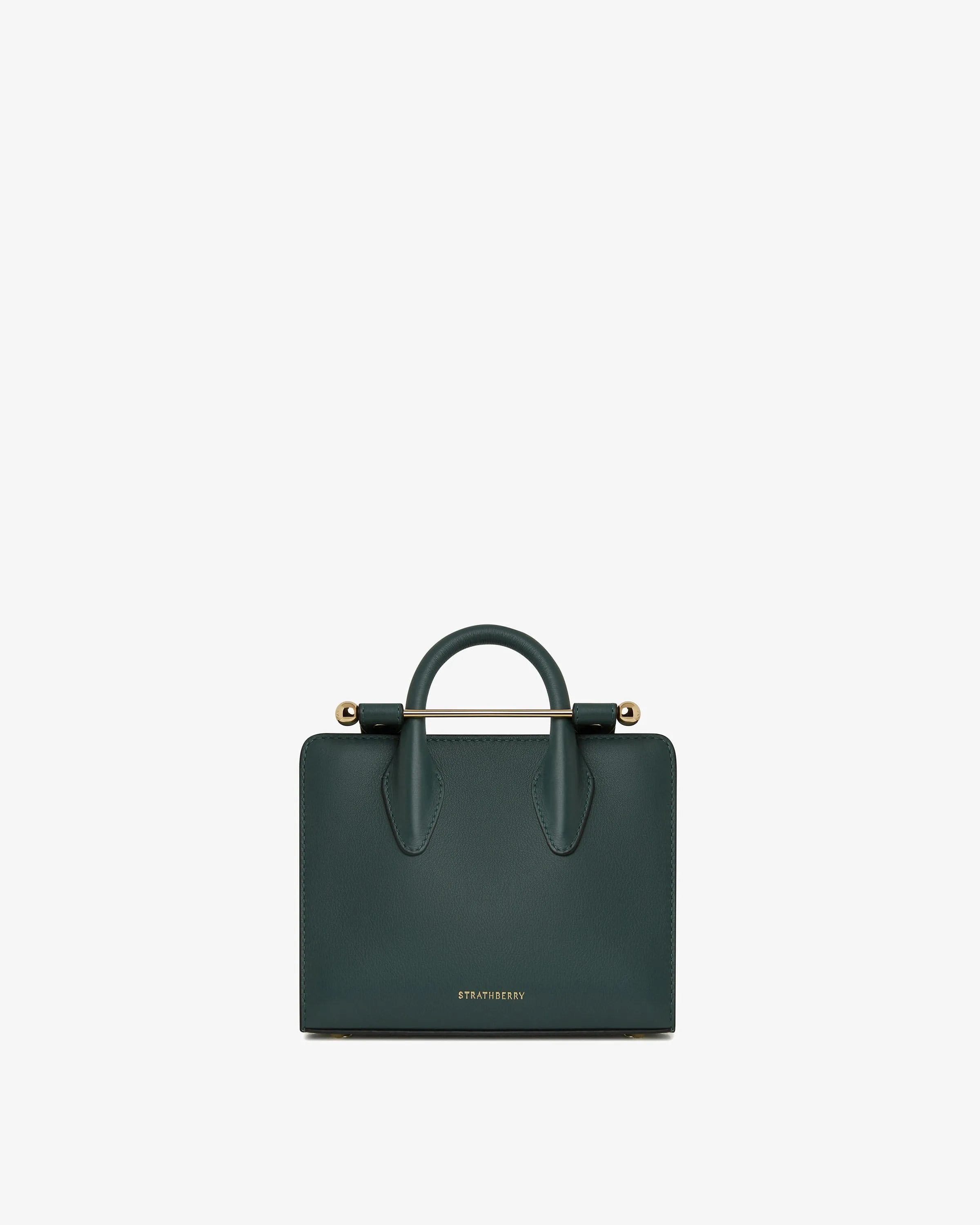 The Strathberry Nano Tote - Bottle Green