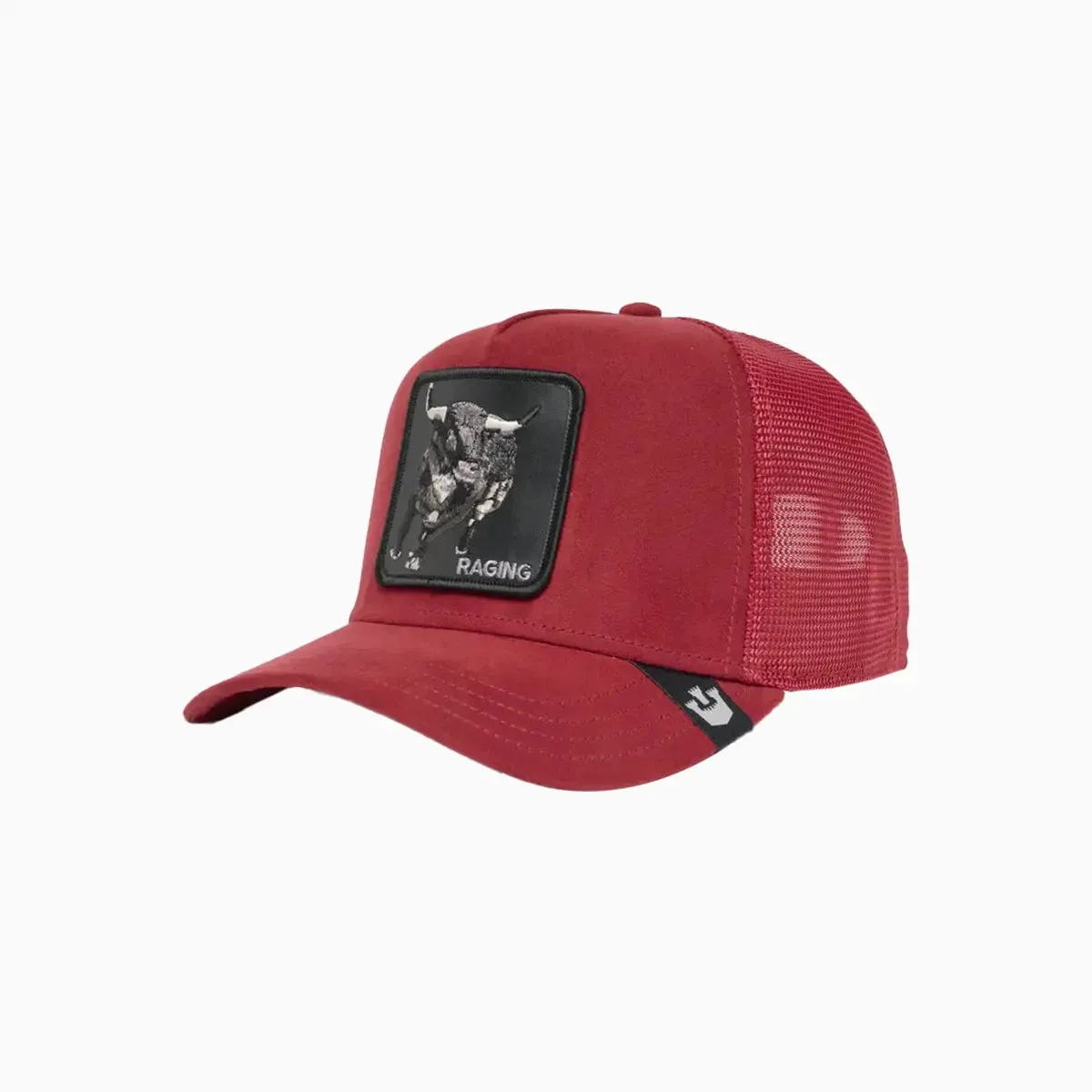 The Suede Rager Microsuede Trucker Hat