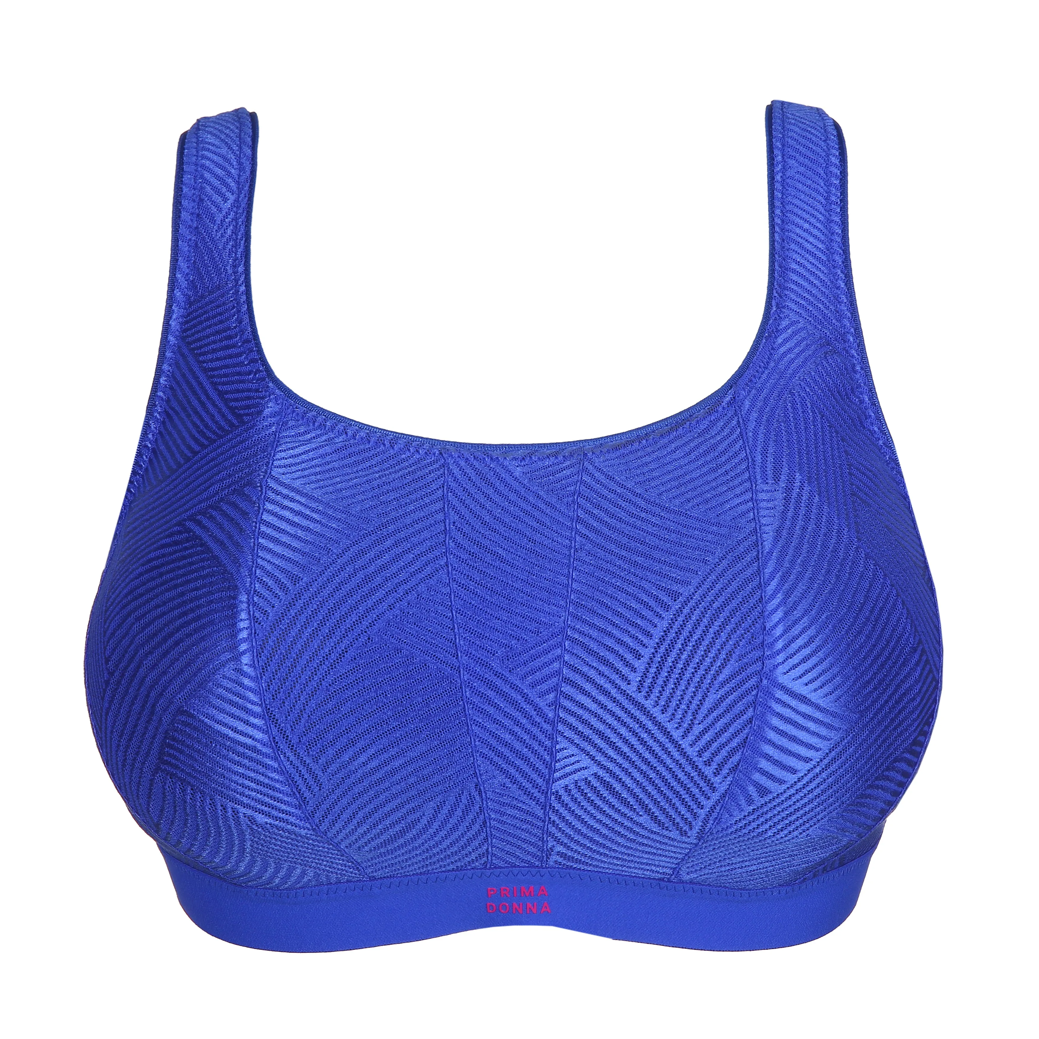 The Sweater Wireless Sports Bra In Electric Blue - PrimaDonna