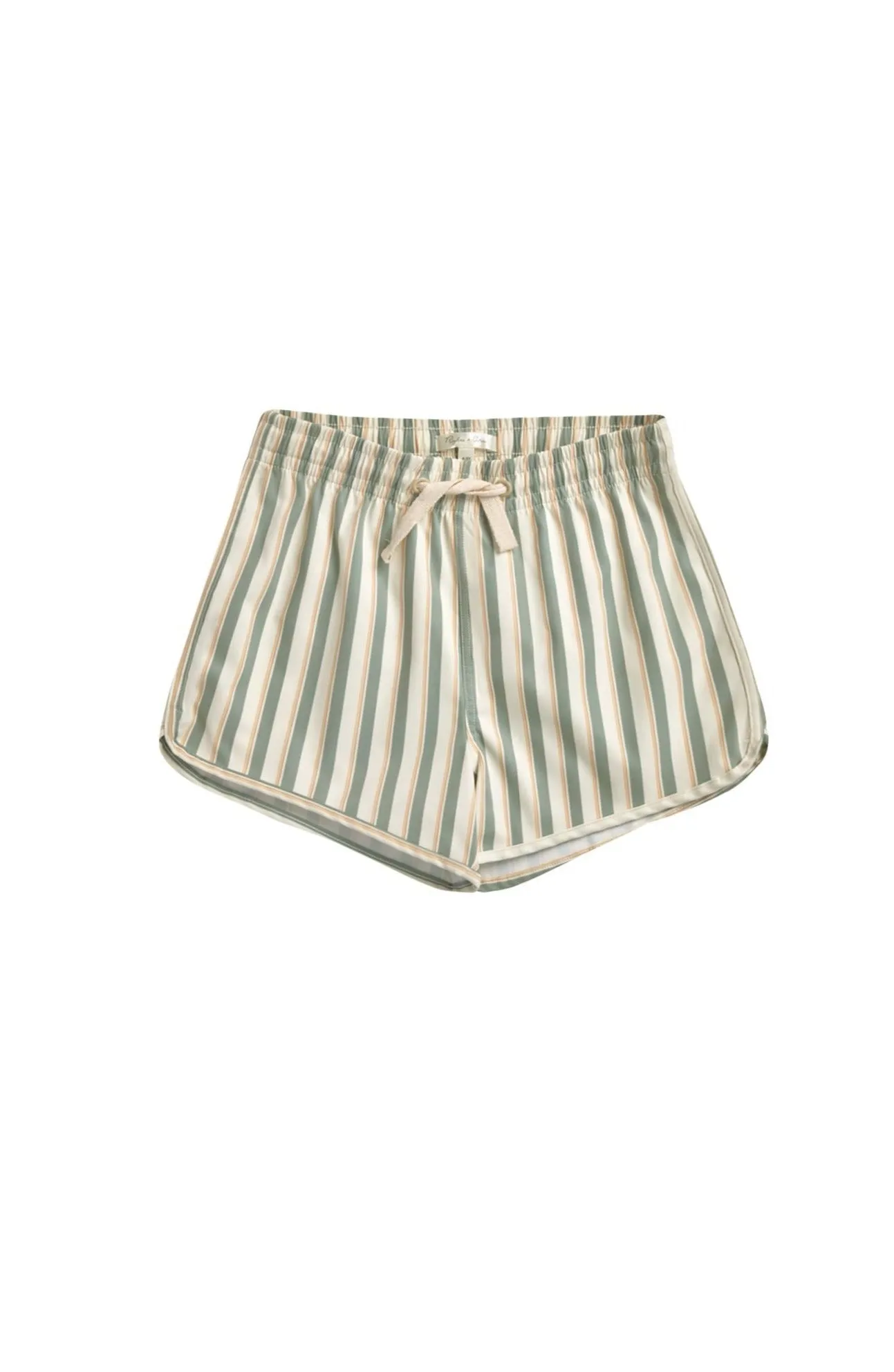 The Swim Trunk by Rylee   Cru - Aqua Stripe - BABY