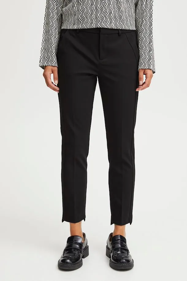 The Tessa Vita Slim Leg Trouser - Black