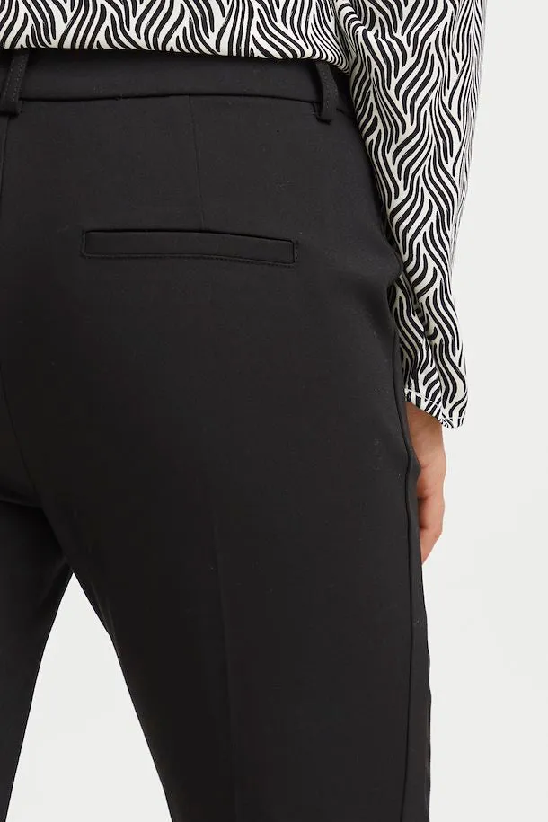 The Tessa Vita Slim Leg Trouser - Black