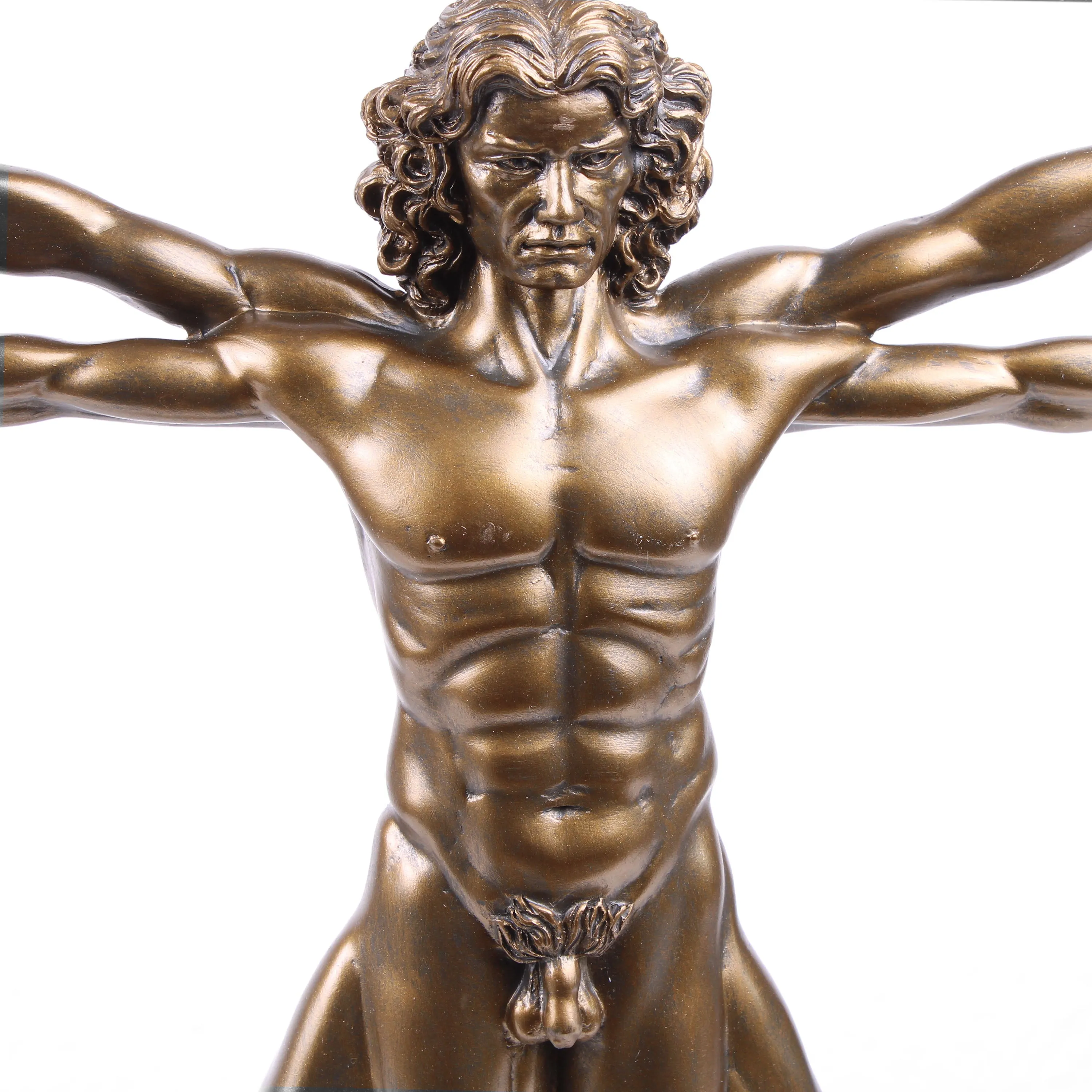 The Vitruvian Man Statue (Body Sculpture by Da Vinci) - Large