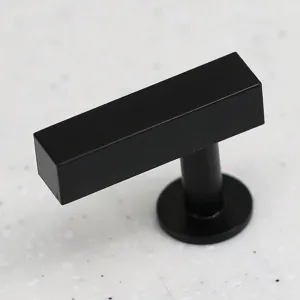 The Vouvant Collection Knob - 1-3/4" Face - Matte Black - Handle Knob Decorative Hardware