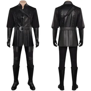 The Witcher Season 3 Geralt of Rivia Outfits Halloween Carnival Party Cosplay Costume