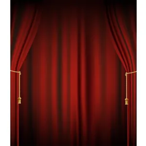 Theater Curtain Printed Backdrop