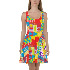 Theme Park Cup Skater Dress