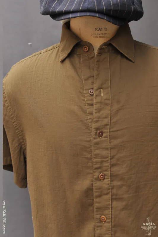 Theo Short Sleeve Shirt - Olive - M