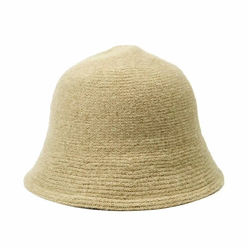 Thick and Warm Vintage Knitting Cloche Bucket Hats