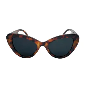 Thick Frame Cat Eye Sunglasses - Tortoiseshell