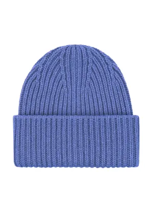 Thick Rib Beanie Blue