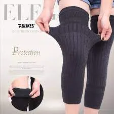 Thick Warm Wool Kneepad for Women Men Old People.