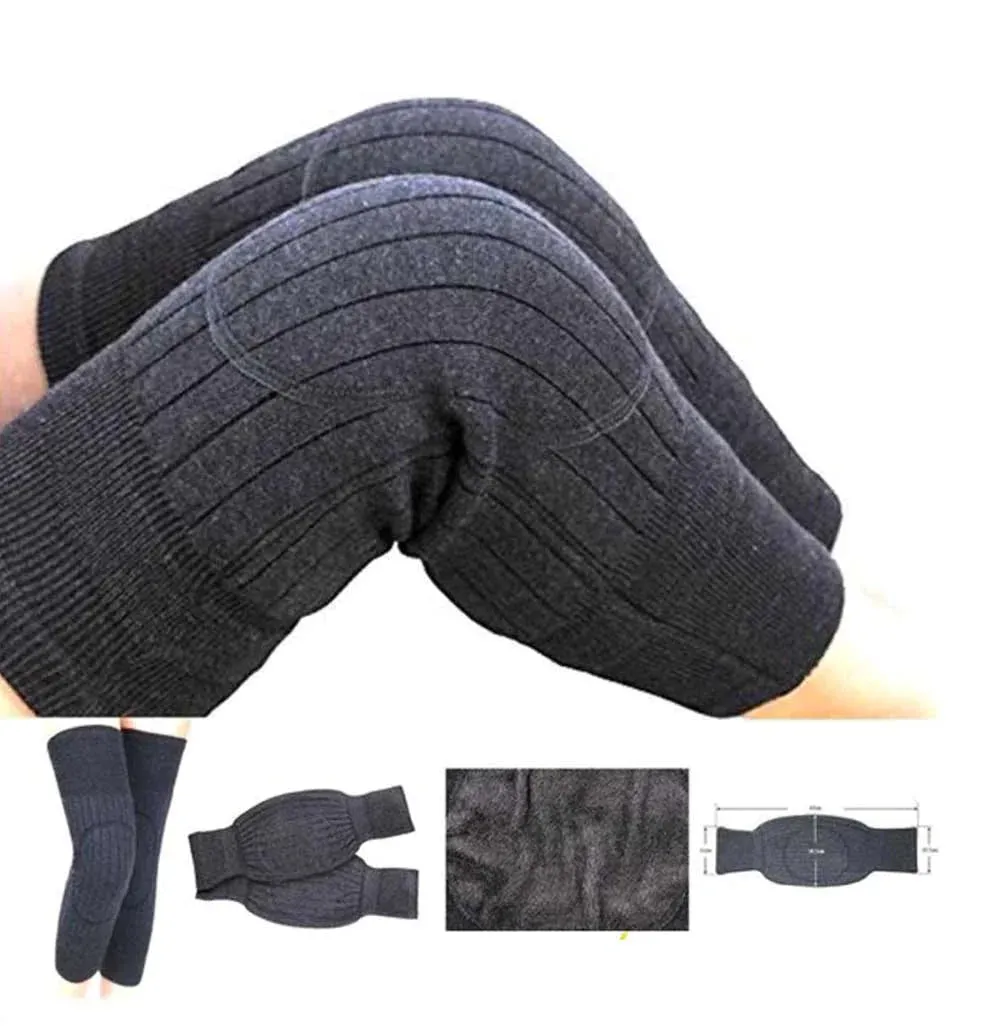 Thick Warm Wool Kneepad for Women Men Old People.