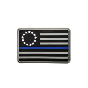 Thin Blue Line "Betsy Ross" Flag - Hook-and-Loop