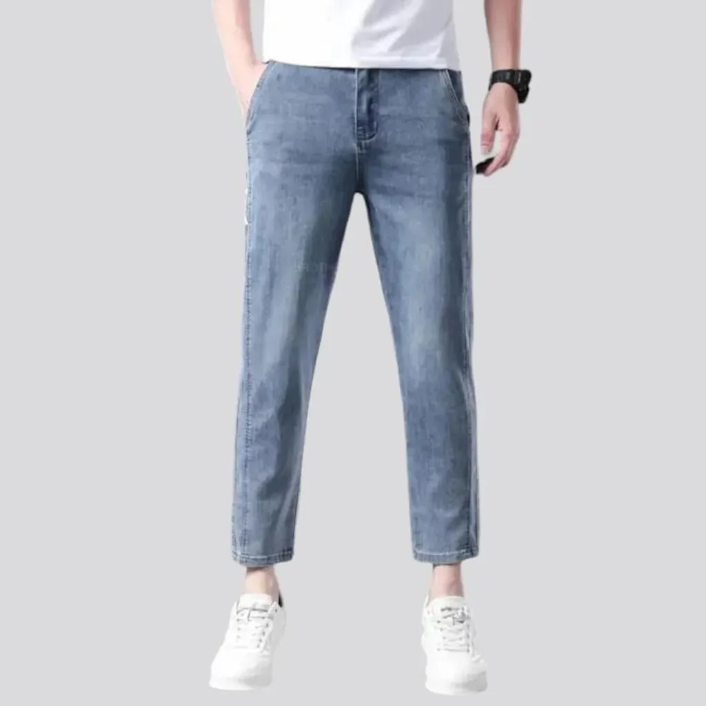 Thin men's vintage jeans