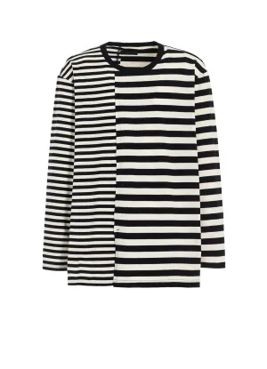 THIN STRIPE   THICK STRIPE SHIFTING LONG SLEEVE T-SHIRT